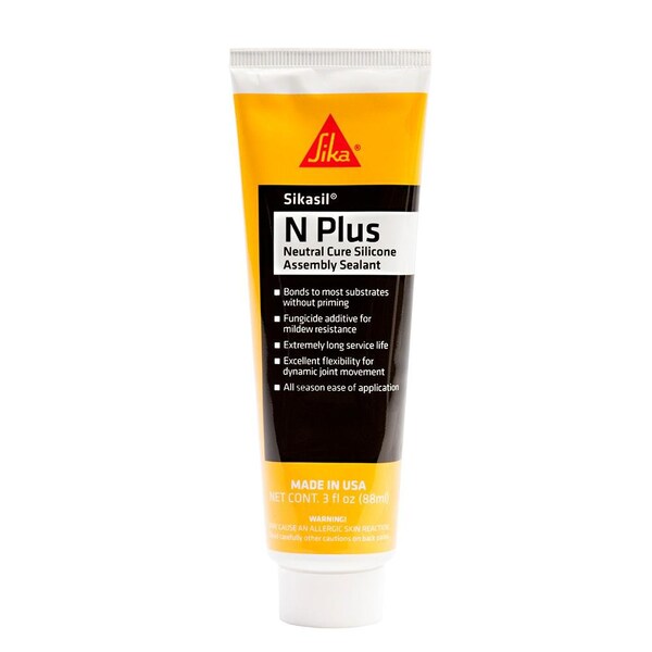 3 oz, Tube, White, Sikasil N Plus